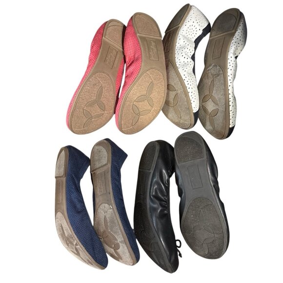 Dexflex Comfort Flat Ballet Shoes Size 8 (2 Pairs) & 8.5 (4 Pairs) Lot of 6 - Picture 3 of 6